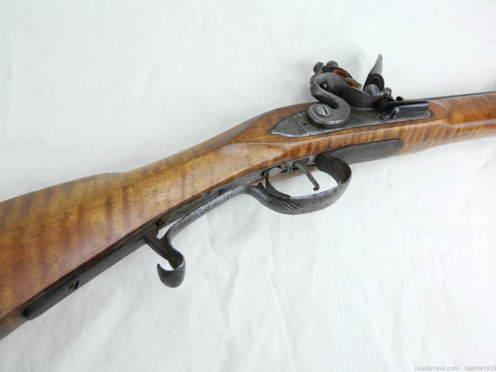 Contemporary Kentucky Tennessee squirrel flintlock rifle .54 cal -img-23
