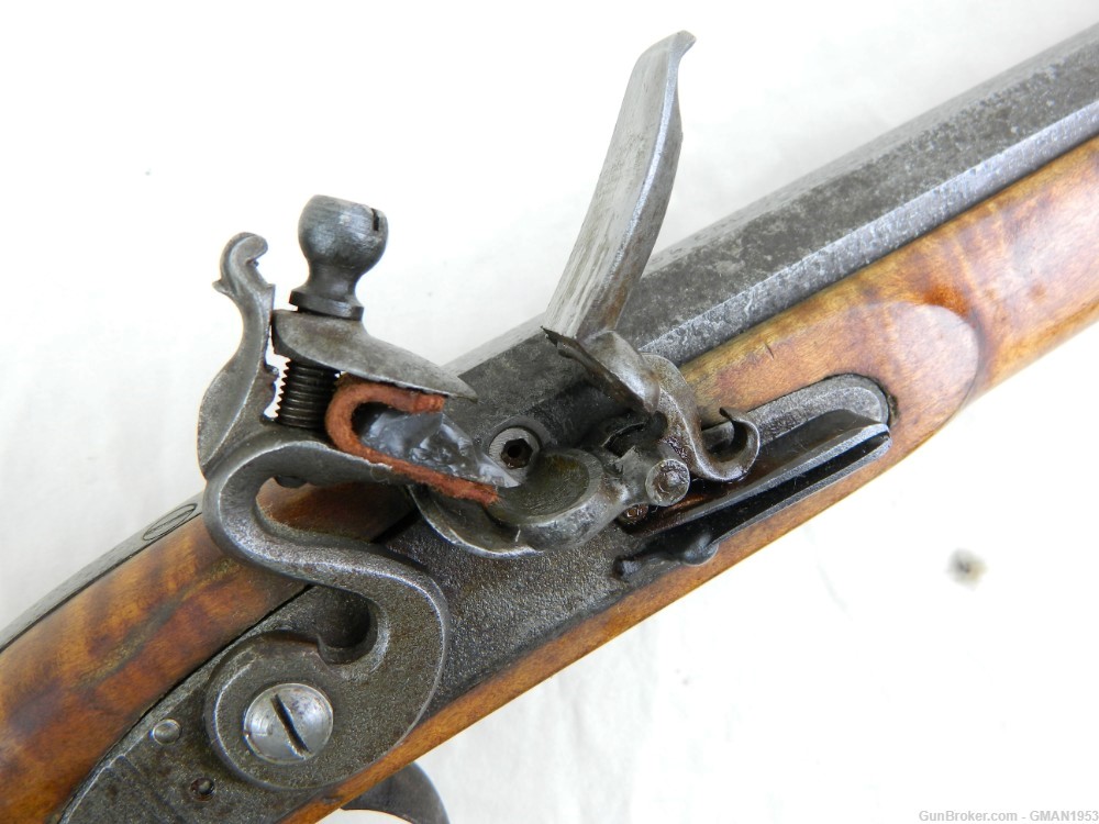 Contemporary Kentucky Tennessee squirrel flintlock rifle .54 cal -img-19