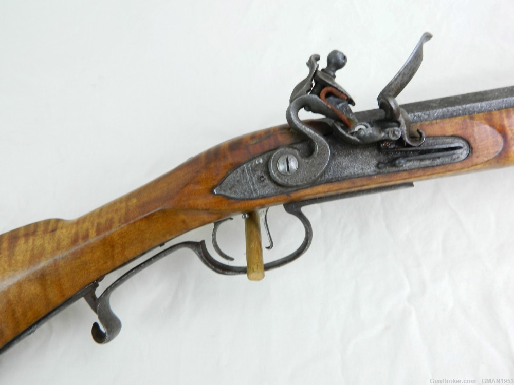 Contemporary Kentucky Tennessee squirrel flintlock rifle .54 cal -img-15