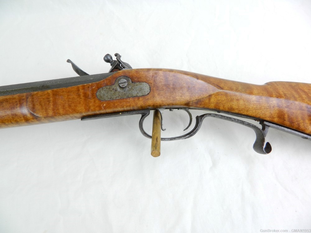Contemporary Kentucky Tennessee squirrel flintlock rifle .54 cal -img-5
