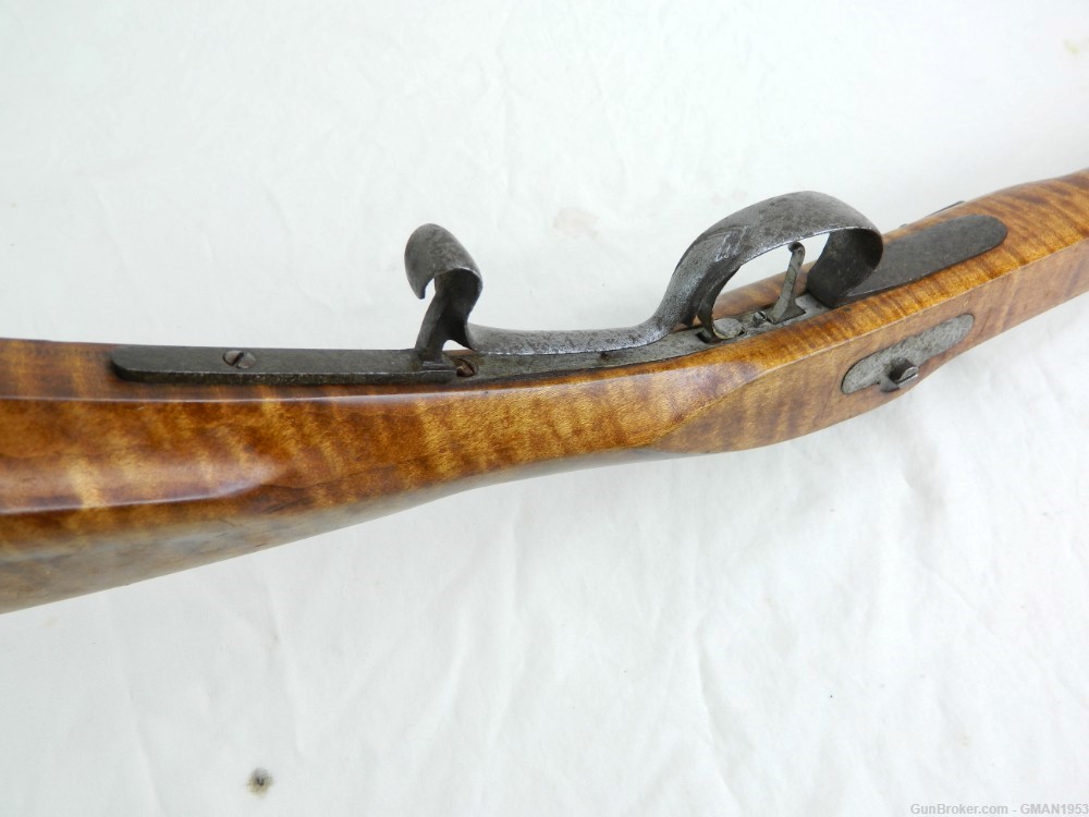 Contemporary Kentucky Tennessee squirrel flintlock rifle .54 cal -img-22