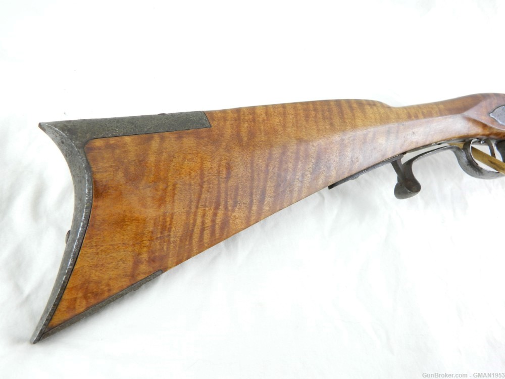 Contemporary Kentucky Tennessee squirrel flintlock rifle .54 cal -img-13