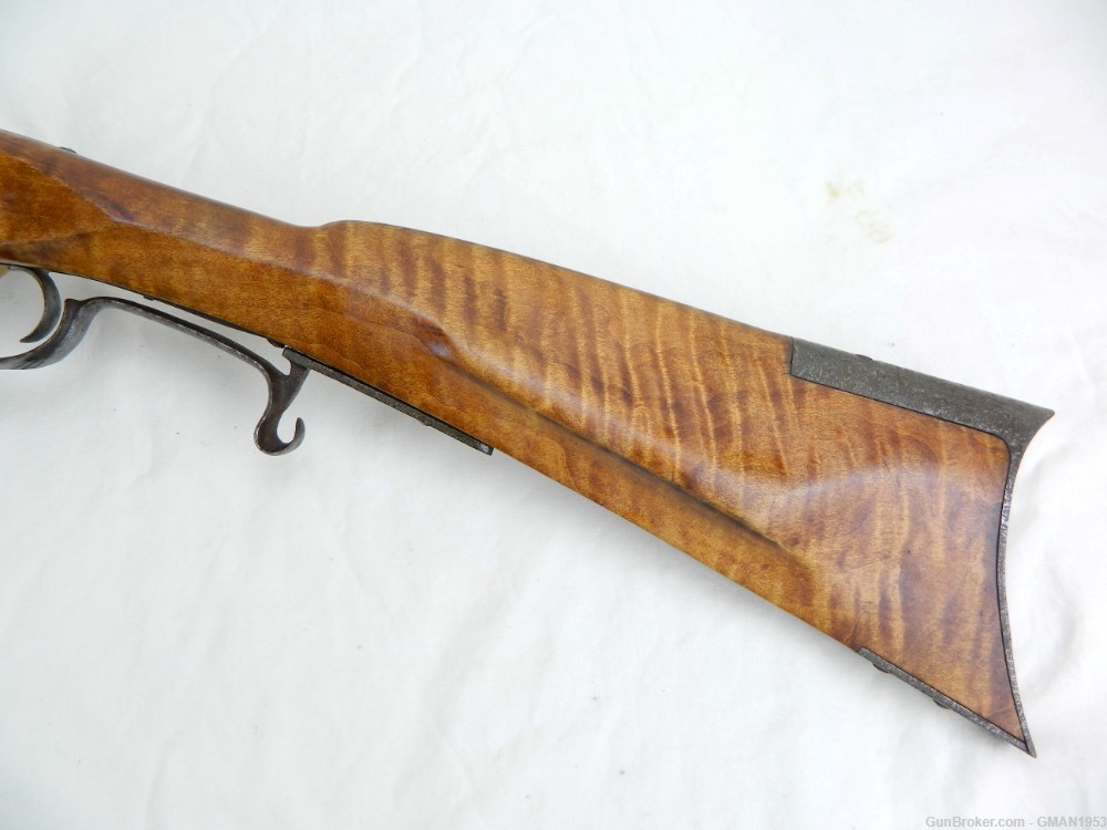 Contemporary Kentucky Tennessee squirrel flintlock rifle .54 cal -img-6