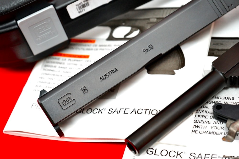Ultra Rare & BADASS Glock 18 G18 Fully Automatic Parts Kit & B&T G18 Barrel-img-3