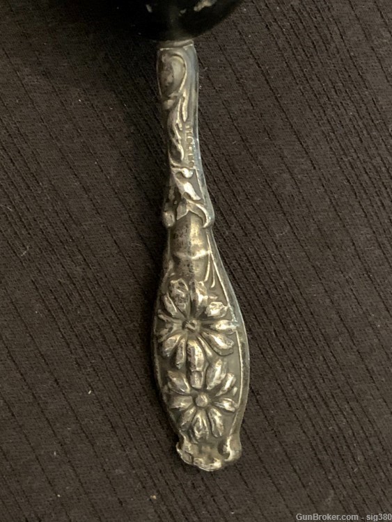 ANTIQUE VICTORIAN STERLING SILVER SEWING EGG SOCK DARNING TOOL-img-1