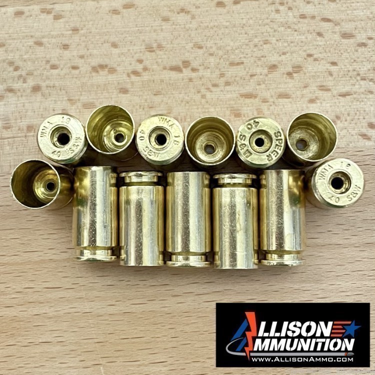 100 + 40 S&W Fully Processed Brass Casings-img-1
