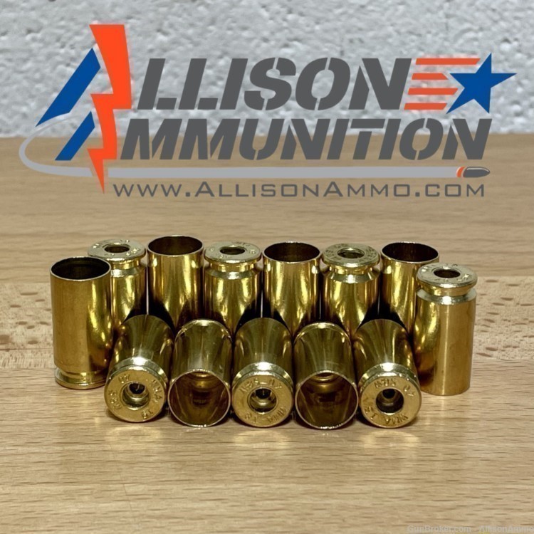 100 + 40 S&W Fully Processed Brass Casings-img-0
