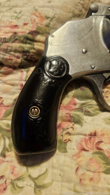 Iver Johnson Safety Hammerless .38 S&W 6” DAO Revolver 1911 C&R-img-2