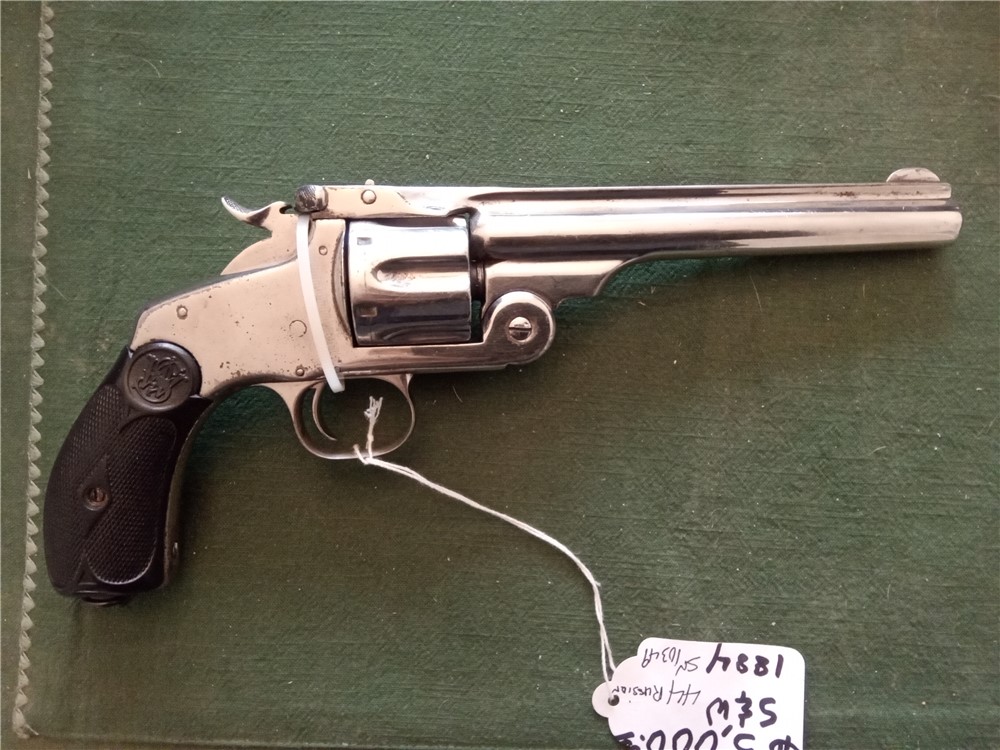 Antique 1884 S&W Russian revolver-img-0