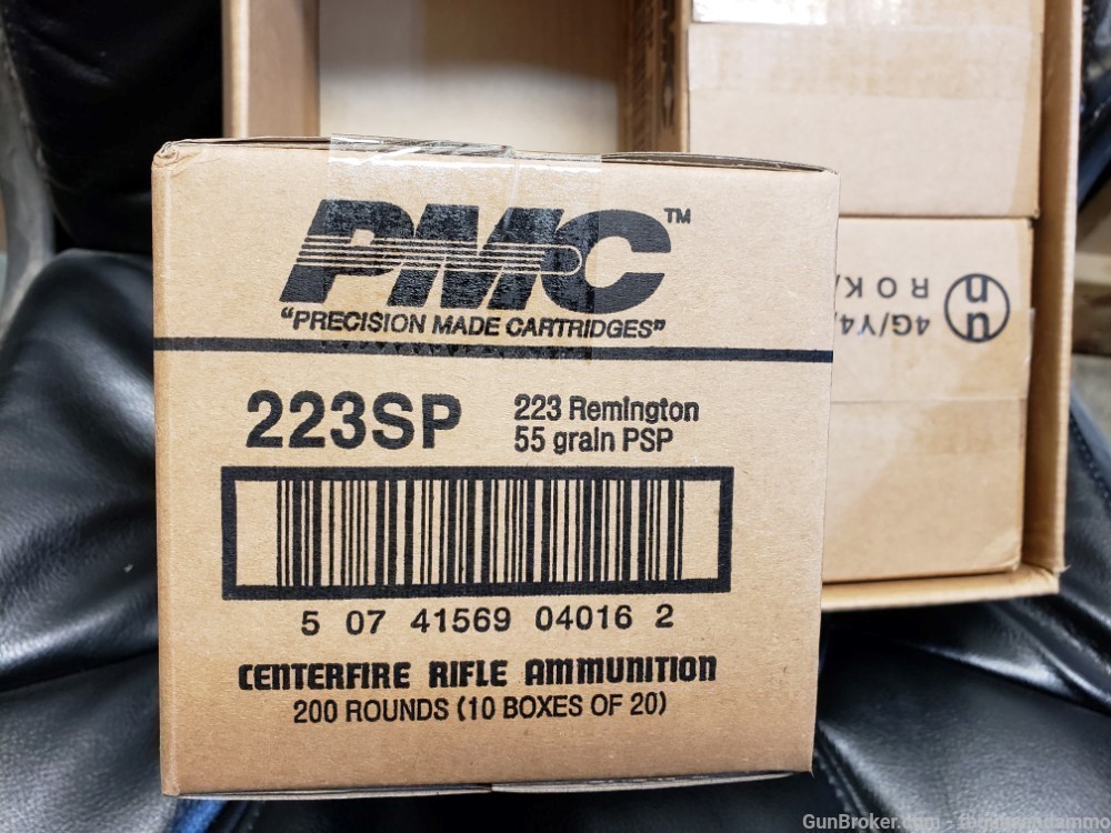 NEW 800 ROUNDS PMC AMMO 223 REMINGTON 55GR SOFT POINTED SP BRASS .223 AR15-img-2