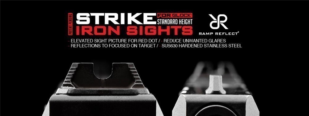 Strike Industries Glock Iron Sights - Standard Height-img-2