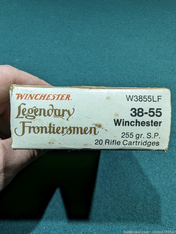Full Box Of Winchester Legendary Frontiersmen 38-55 255gr SP Ammo -img-1