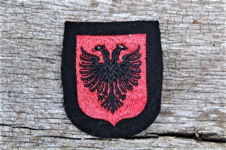 WWII German Waffen SS Albanian Volunteers Sleeve Shield-img-2