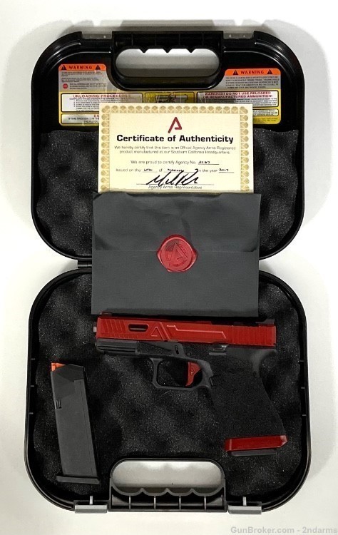 Agency Arms Glock G19 GEN 4 9mm Red-img-8
