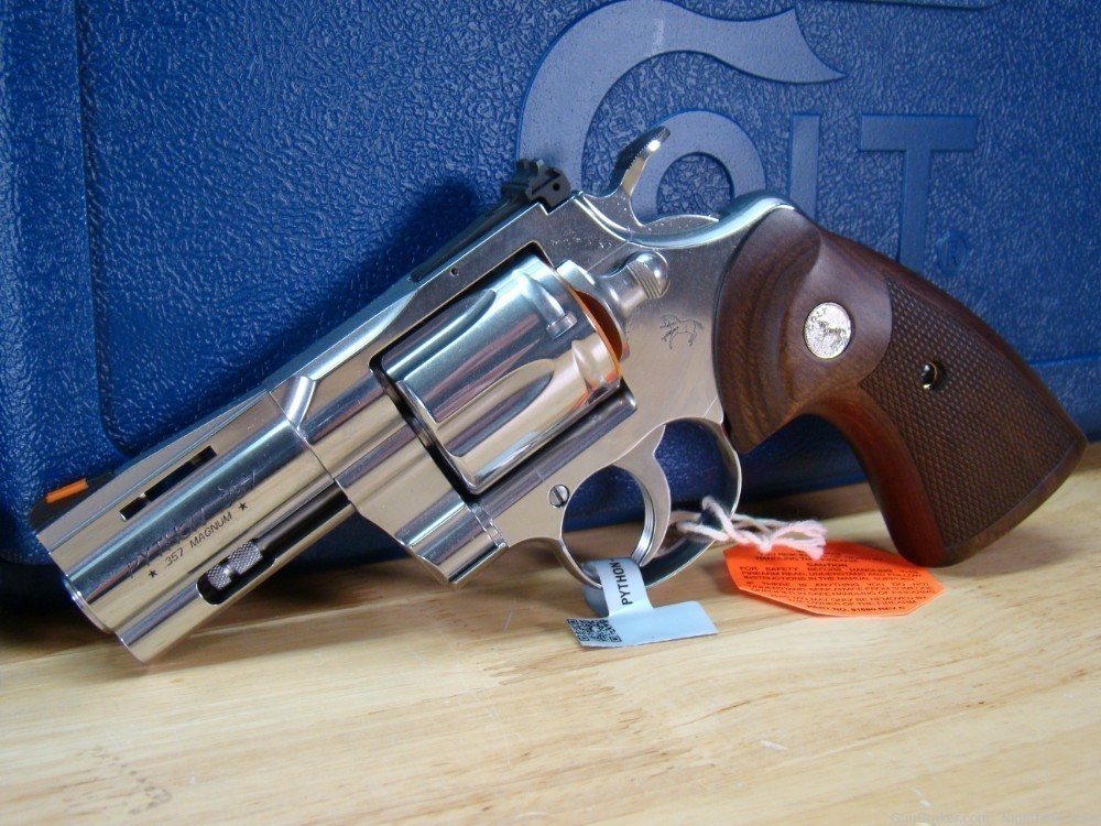 Pair of Colt Python .357 MAG Revolvers 3" SS Snake 357 Magnum Consec #'s !-img-2