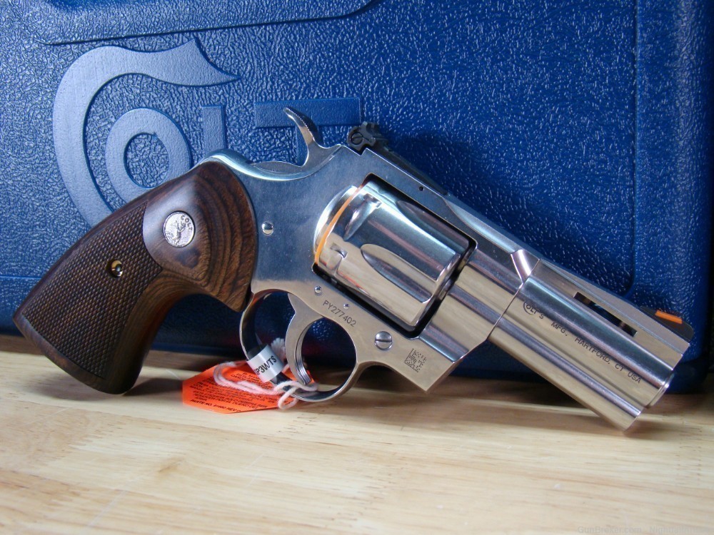 Pair of Colt Python .357 MAG Revolvers 3" SS Snake 357 Magnum Consec #'s !-img-1