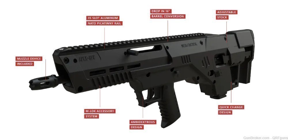Meta Tactical Glock 19 Bullpup Rifle Conversion NEW SHIPS FAST-img-1
