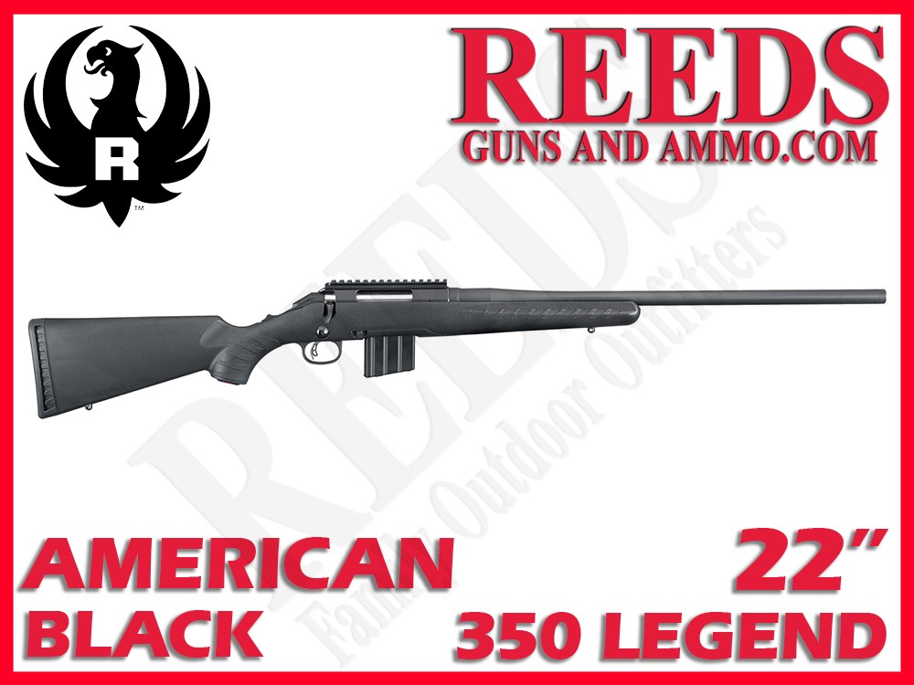 Ruger American Rifle Predator Black 350 Legend 22in 36900-img-0