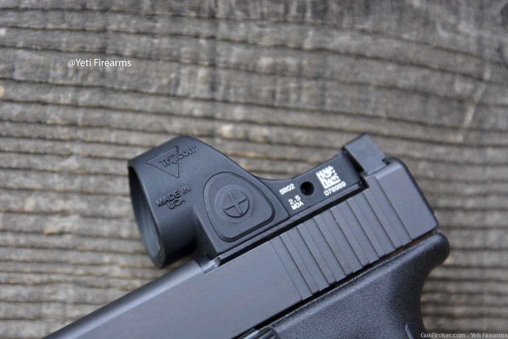 Glock 40 Gen 4 MOS 10mm Long Slide W/ Trijicon SRO CHPWS Trijicon NS G40 G4-img-9
