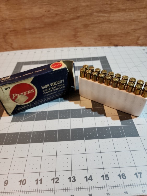 Vintage Peters .308 Winchester Full Box W/ Remington Core-Lokt-img-0