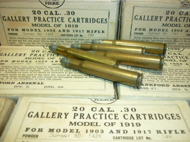 20rd GALLERY PRACTICE CARTRIDGES 1918 30 06-img-1