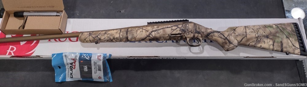 Go Wild Camo RUGER AMERICAN 350 LEGEND 22" THREADED BOLT ACTION RIFLE New-img-0