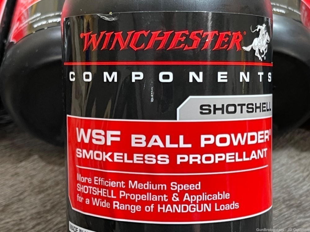 NEW 5 LB WINCHESTER SUPER FIELD BALL POWDER IN BOTTLES WSF-img-1