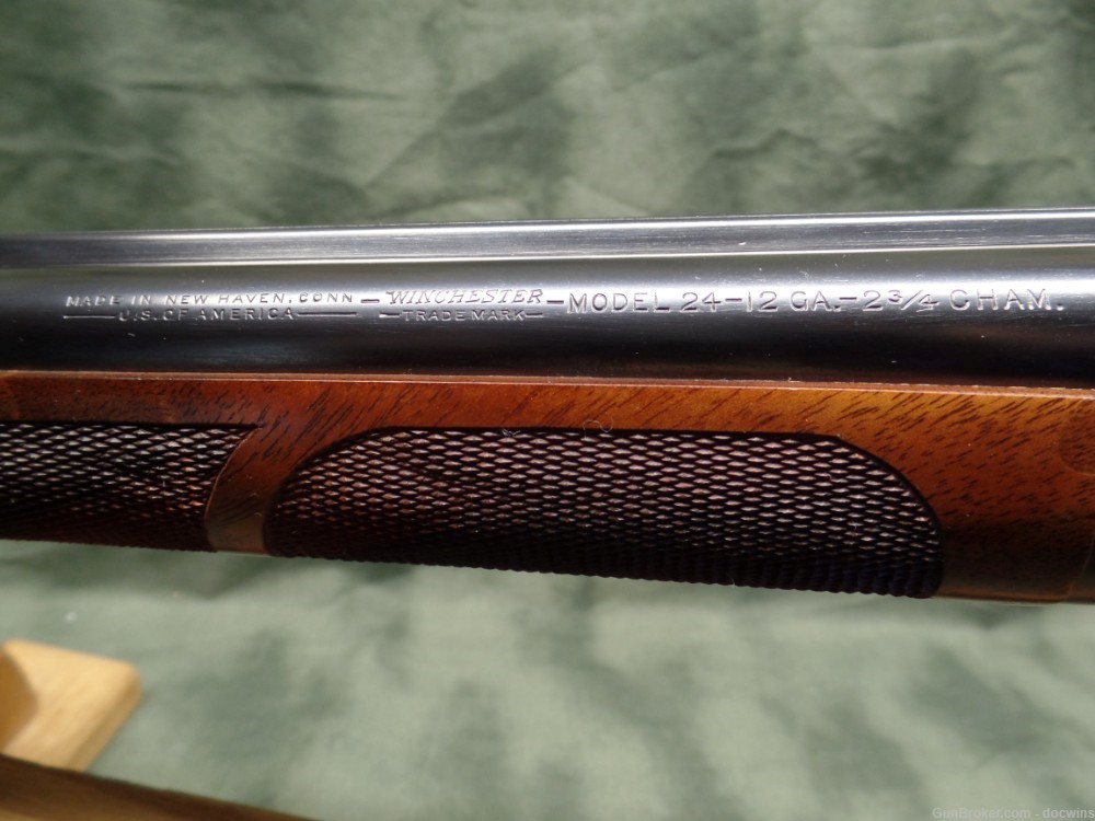 Winchester Model 24 Factory Engraved 12ga 2 3/4"-img-11