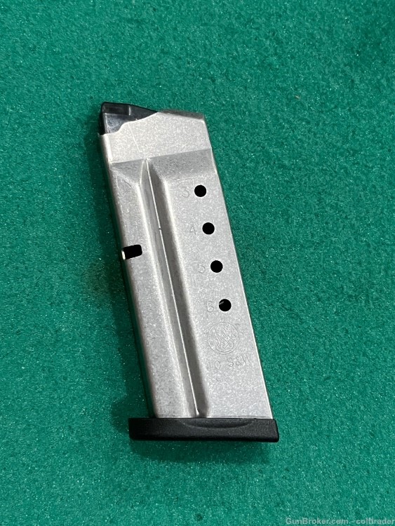 Smith & Wesson 40S&W Stainless Pistol Factory 6rd Magazine-img-1