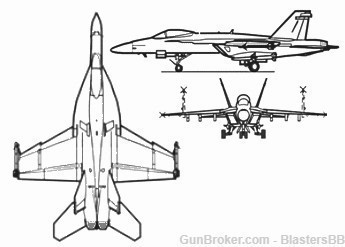 F/A-18F Super Hornet Model Replica (1:100 Scale) (PT+) - U.S. Navy Military-img-11