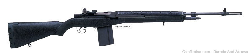 Springfield MA9226 M1A Loaded Semi-Auto Rifle 308 WIN, RH, 22 in -img-0
