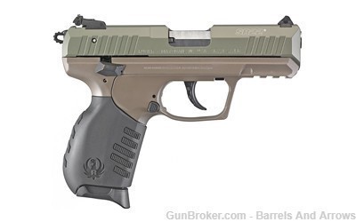 RUGER SR22 22LR 3.5" Green / FDE  10RD Talo Factory New in box -img-0