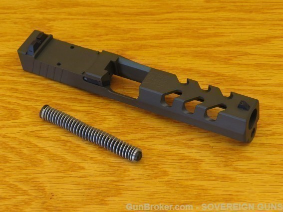 Glock 17 GEN3 Rock Slide 9mm. RMR No Barrel ODG-img-0