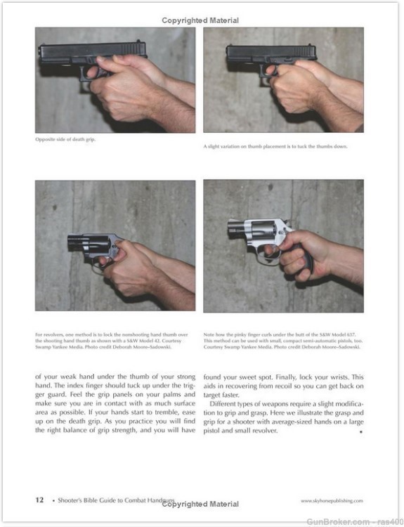 Shooter's Bible Guide to Combat Handguns - Signed Copy, FREE SHIPPING-img-3