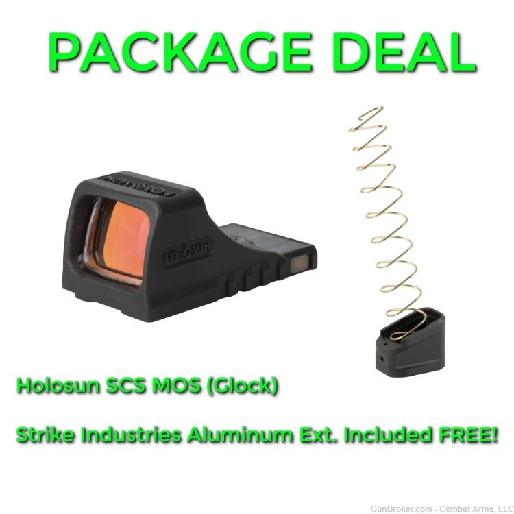 Package Deal - Holosun SCS MOS with Strike Ind. Metal Baseplate Ext.-img-0