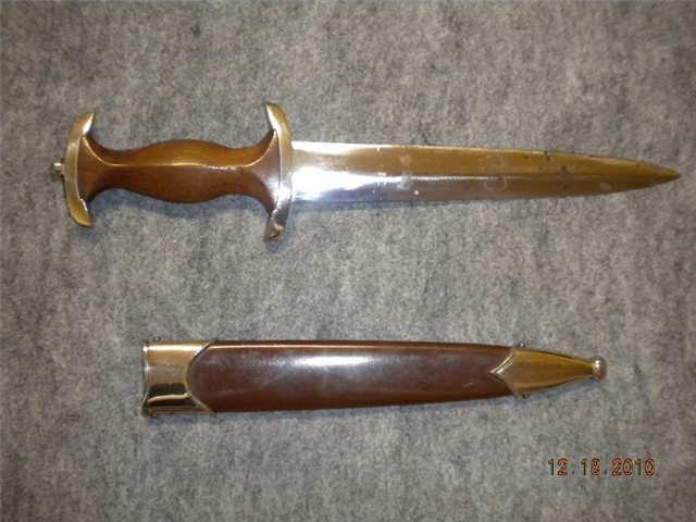 German WWII SA Dagger with Scabbard (WILH. KOBER)-img-2