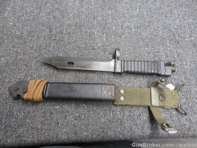 WEST GERMAN KCB-77 M3 BAYONET FOR HK G3 RIFLE-EXCELLENT-img-0