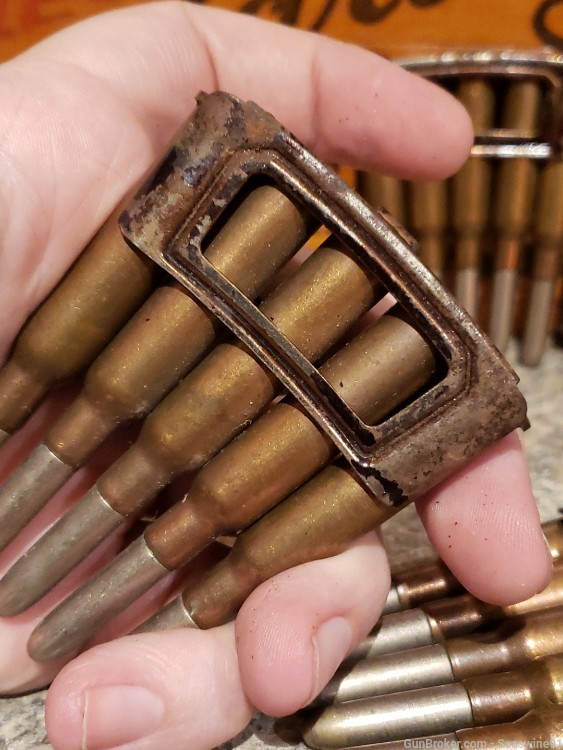 1 CLEAN original 5 rd clip 6.5 dutch east Indies ammo ammunition mannlicher-img-3