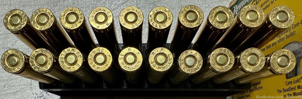 20 rounds of Remington 35 Whelen 200 grain PSP Core-Lokt ammo-img-2