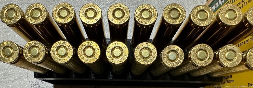 20 rounds of Remington 35 Whelen 200 grain PSP Core-Lokt ammo-img-1