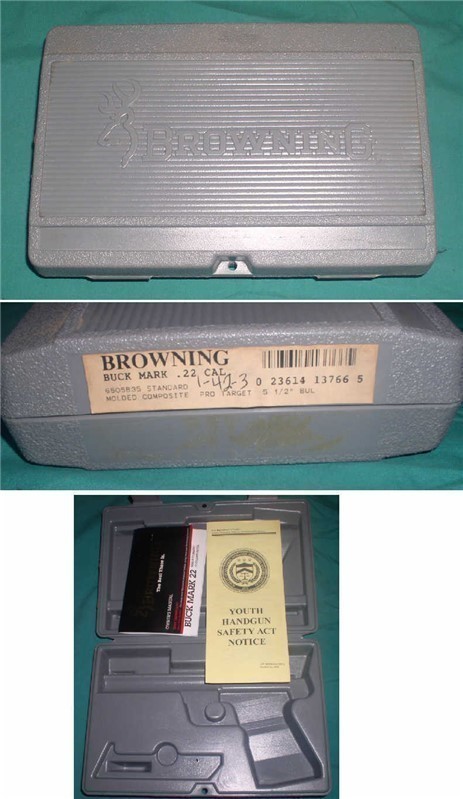 Browning Buck Mark Pro Target Factory Hard Plastic-img-0