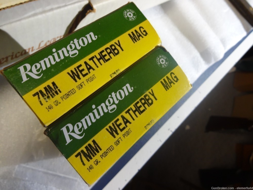 Remington 7mm Weatherby Mag-2 boxes-40 Rounds-New-img-0