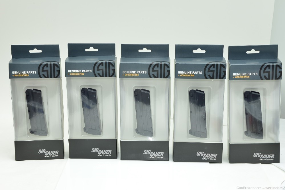 5 Sig Sauer Factory P250 / P320 Subcompact Magazine mag for .380 ACP 12 RD -img-0