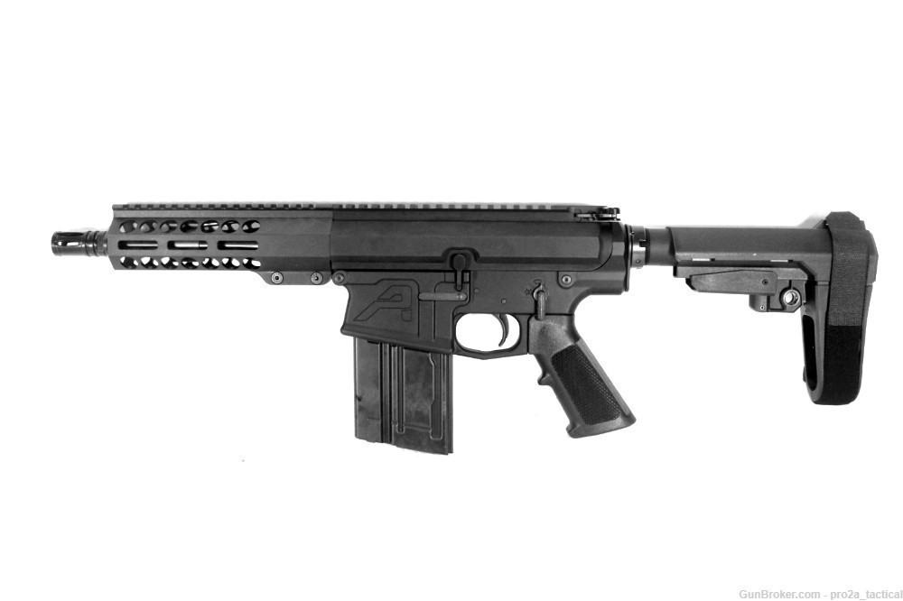PRO2A TACTICAL PATRIOT 7.75 INCH AR-10 308 WIN M-LOK COMPLETE PISTOL-img-1