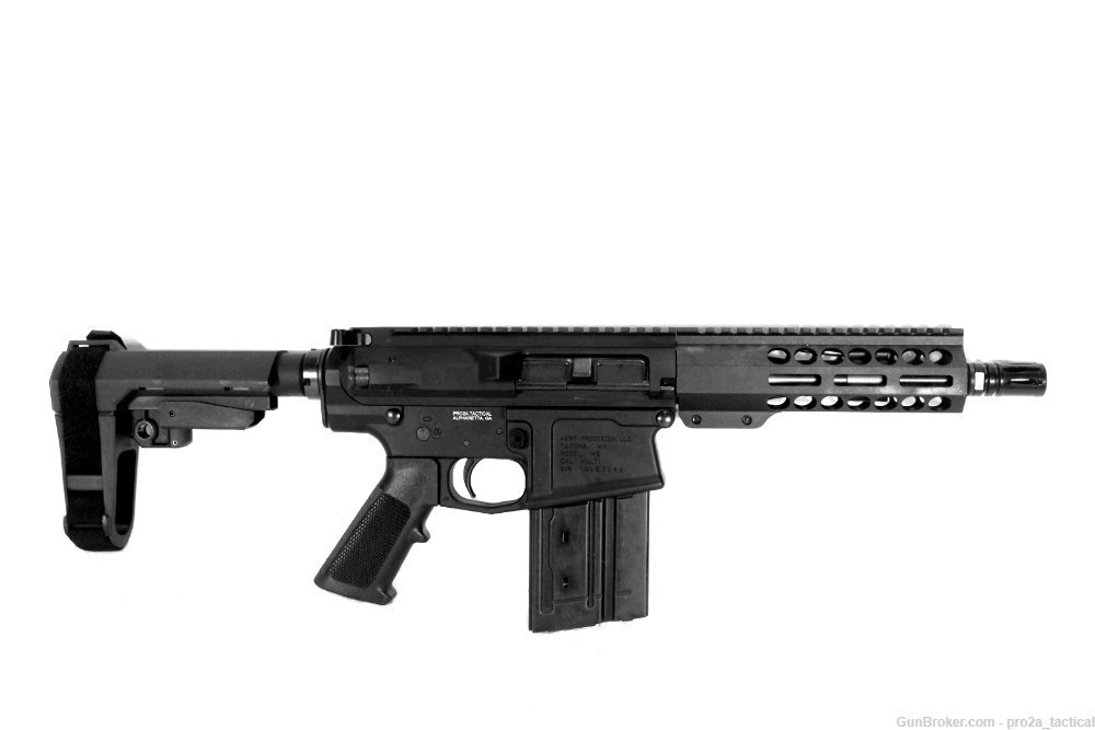 PRO2A TACTICAL PATRIOT 7.75 INCH AR-10 308 WIN M-LOK COMPLETE PISTOL-img-0