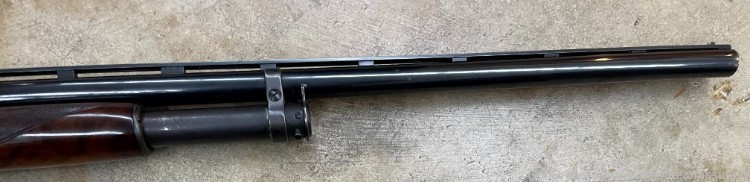 Winchester model 12 English stock 30 inch full choke vent rib-img-3