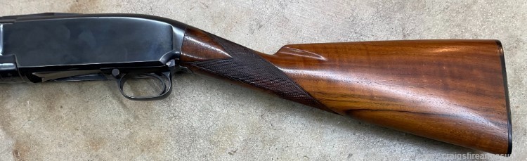 Winchester model 12 English stock 30 inch full choke vent rib-img-5