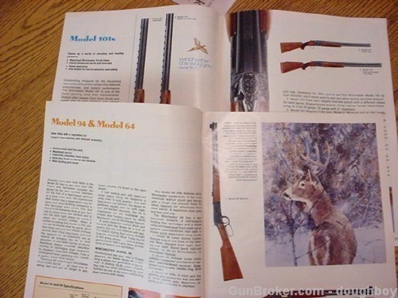 Winchester Air Rifles Pistol 1973 Catalog ORIGINAL-img-2