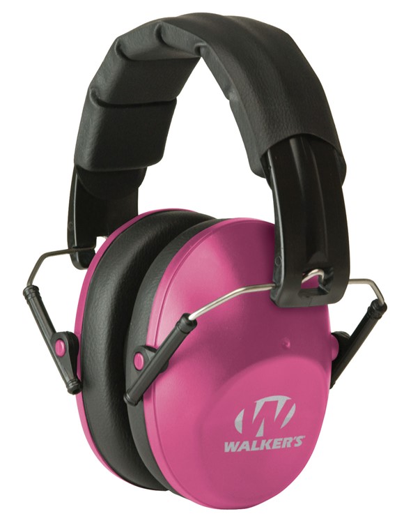 Walkers Pro Low Profile Muff Polymer 22 dB Pink - Adult-img-0