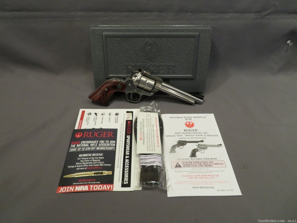 Ruger Stainless Steel Model Single Ten Revolver .22 LR-img-0